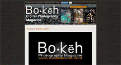 Desktop Screenshot of bokehonline.com