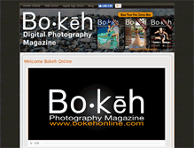 Tablet Screenshot of bokehonline.com